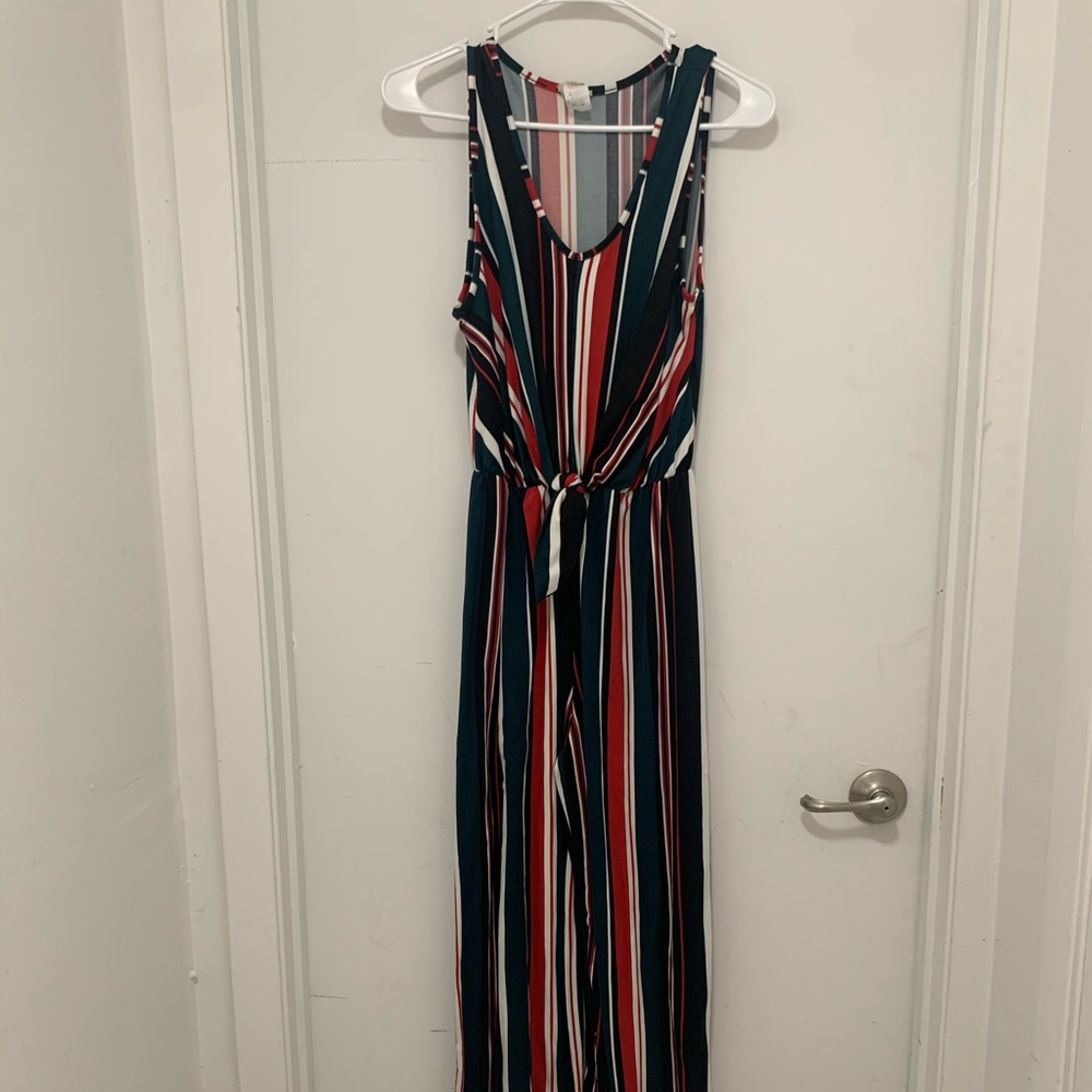Striped Jumpsuit